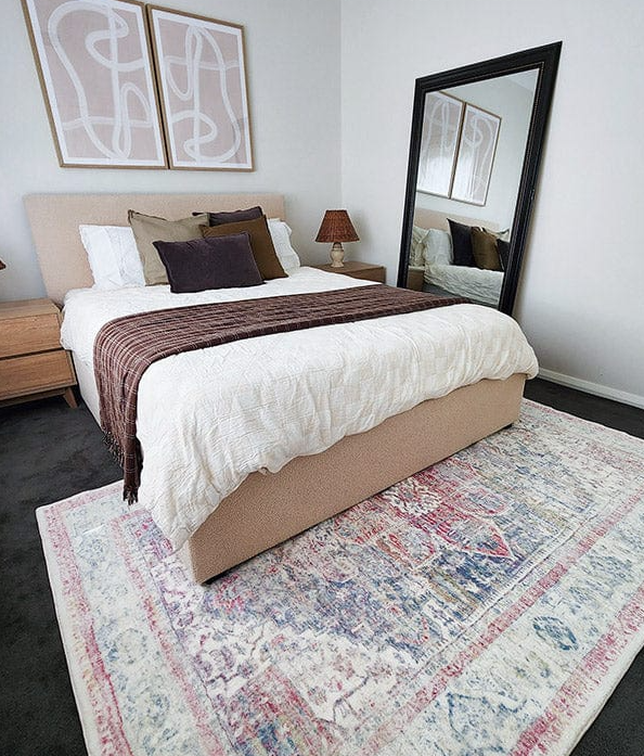 How Black Rugs Add Warmth to Cool Bedroom Colors