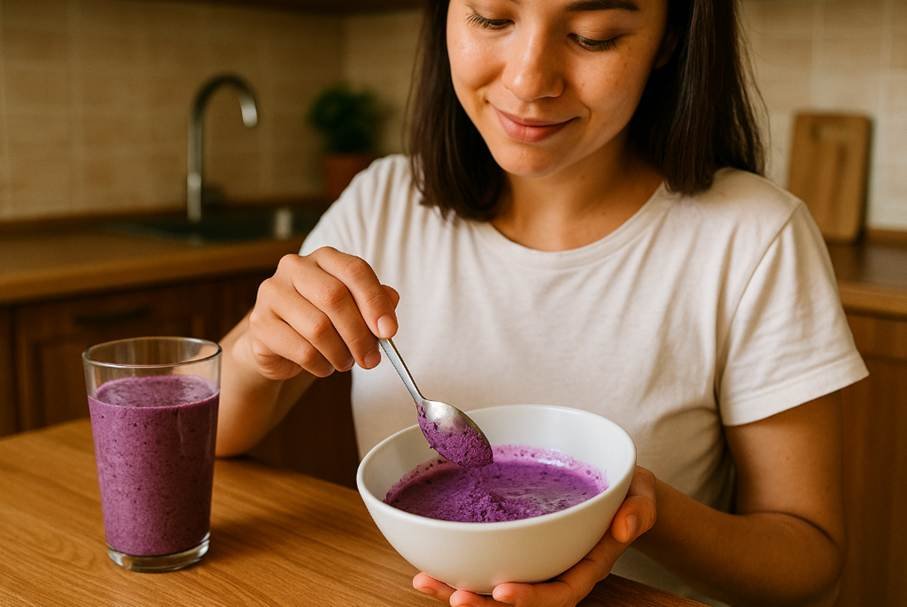 The surprising health benefits of consuming ube powder